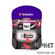 USB Флешка Mini Cassette Edition 16 Gb Black Verbatim
